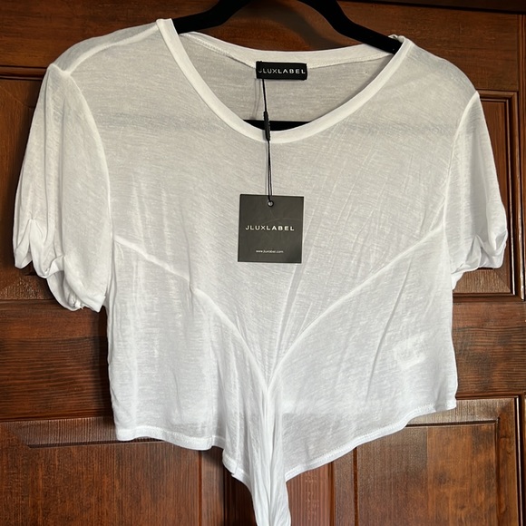 JLUXLLABEL NWT CROP T SIZE M - Picture 3 of 7